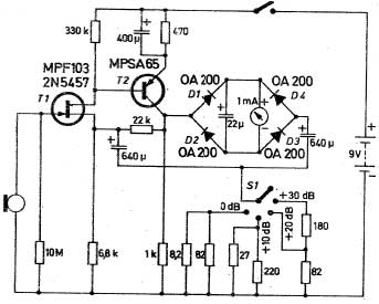 Fonometro Schema Elettrico